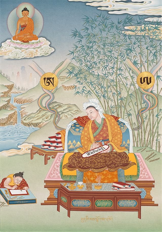 CultureTibet's tweet photo. The Tibetan script, known as "Uchen," traces its roots back to the 7th century AD. Legend has it that Thonmi Sambhota, a minister of Tibetan King Songtsen Gampo, created this script after studying Indian writing systems.
#TibetanScript https://t.co/LeyCJEQVqT