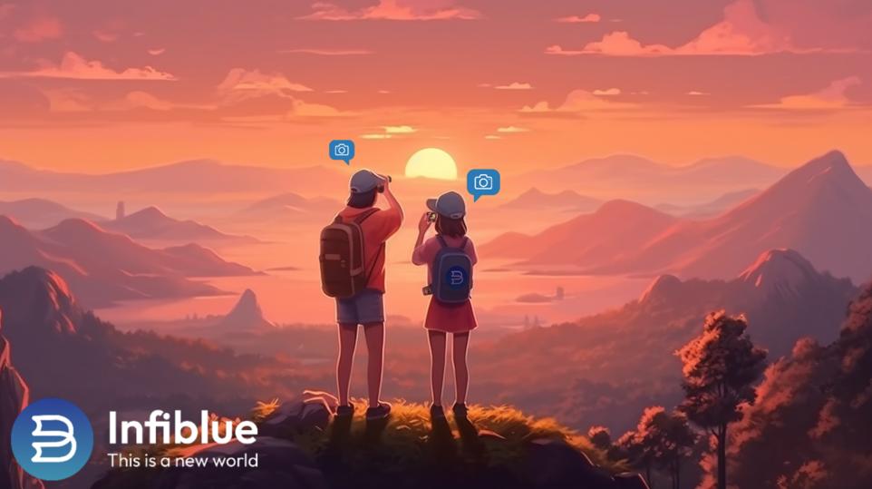InfiblueNFT's tweet photo. 🌅Capturing moments is easy with #InfiblueChat! 📸

🌟Start your day by recording breathtaking sunrises and sharing them with friends! ☀️

✨Join Infiblue and treasure every moment🌄📱 https://t.co/6XV6dzS1ze