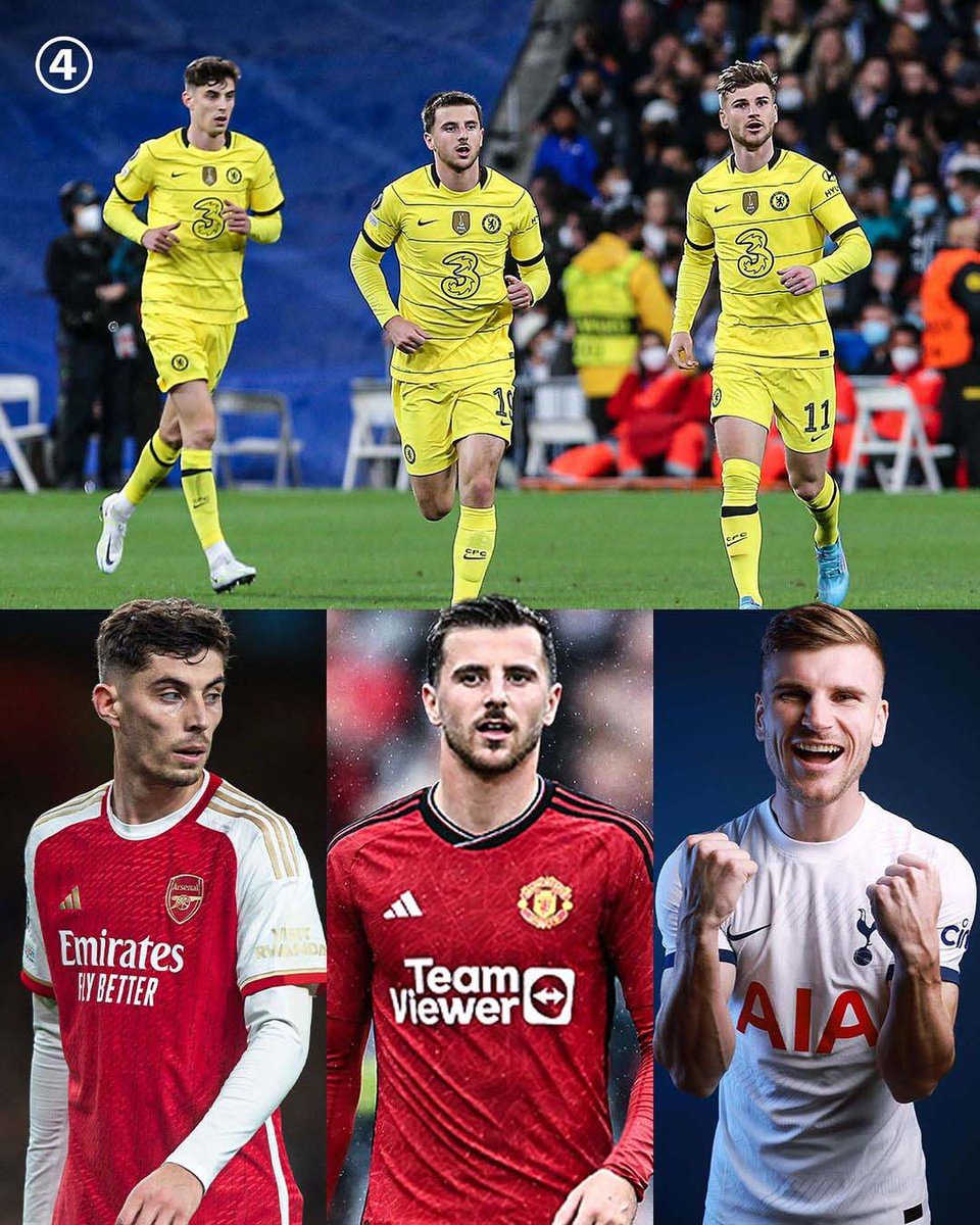 iamloi69's tweet photo. 📷 CHUYỆN ĐÓ ĐÂU AI NGỜ
📷 2021: Chelsea vô địch UEFA Champions League với hàng công Kai Havertz x Timo Werner x Mason Mount 📷📷
📷 2024:
📷 Kai Havertz rung chuông ở Arsenal
📷 Mason Mount làm diễn viên ở Nhà hát
📷 Timo Werner đến Tottenham để giành danh hiệu
📷 433 https://t.co/NVYHYflSMI