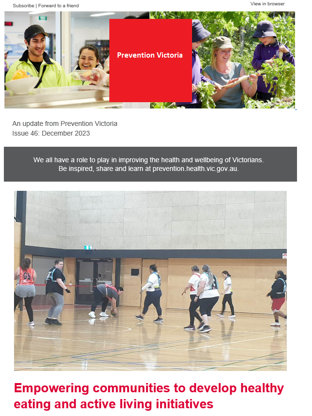 Prevention.Health (@preventionvic) on Twitter photo Check out our stories & why not submit your own! mailchi.mp/health/an-upda… <a href="/HEAS_Vic/">Healthy Eating Advisory Service</a> @BrimbankCouncil <a href="/HobsonsBayCC/">Hobsons Bay Council</a> <a href="/WyndhamCouncil/">Wyndham City Council</a> <a href="/NutritionAust/">Nutrition Australia</a> <a href="/VicGovDH/">Victorian Department of Health</a> <a href="/HEAS_Vic/">Healthy Eating Advisory Service</a> <a href="/NutritionAust/">Nutrition Australia</a> <a href="/CHIRPtweeting/">CHIRP Community Health</a> <a href="/benallahealth/">Benalla Health</a> <a href="/VinniesAust/">@VinniesAustralia</a> <a href="/AccessHC_AUS/">AccessHC</a> <a href="/VicGovDE/">Victorian Department of Education</a> #PreventionVic Check out our stories & why not submit your own! mailchi.mp/health/an-upda… <a href="/HEAS_Vic/">Healthy Eating Advisory Service</a> @BrimbankCouncil <a href="/HobsonsBayCC/">Hobsons Bay Council</a> <a href="/WyndhamCouncil/">Wyndham City Council</a> <a href="/NutritionAust/">Nutrition Australia</a> <a href="/VicGovDH/">Victorian Department of Health</a> <a href="/HEAS_Vic/">Healthy Eating Advisory Service</a> <a href="/NutritionAust/">Nutrition Australia</a> <a href="/CHIRPtweeting/">CHIRP Community Health</a> <a href="/benallahealth/">Benalla Health</a> <a href="/VinniesAust/">@VinniesAustralia</a> <a href="/AccessHC_AUS/">AccessHC</a> <a href="/VicGovDE/">Victorian Department of Education</a> #PreventionVic
