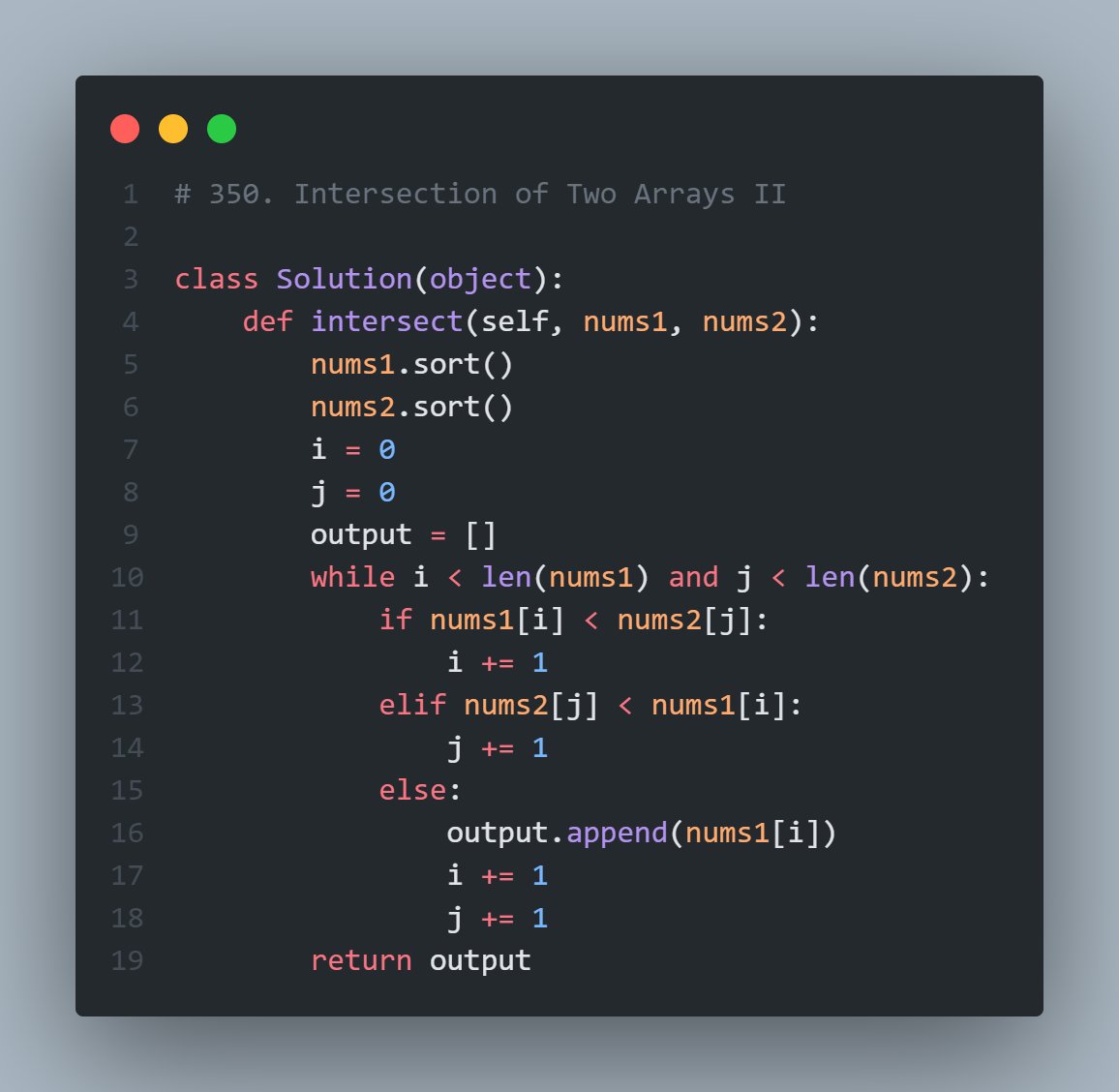 Nirbhay00704167's tweet photo. 🔍 Successfully tackled Leet Code problem 350: "Intersection of Two Arrays II"! 🎯🔗 Exploring two pointer approach in arrays—another coding challenge conquered! Ready for more coding quests! 💻🚀 #leetcode  #ArrayIntersection #CodingChallenge https://t.co/OCpIFzELcF