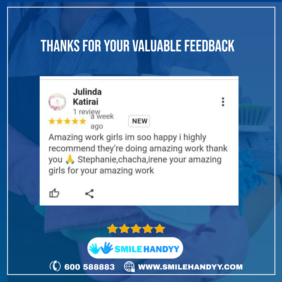 SmileHandyy's tweet photo. Thank you so much for your positive feedback! We are thrilled to hear you enjoyed your experience at Smilehandyy.

#SmileHandyy #ClientFeedback #ClientAppreciation #ClientLove #ClientReview #HappyClient #ClientReviews #CustomerReview #HappyCustomer #HappyClients https://t.co/mQPsVIBhL2