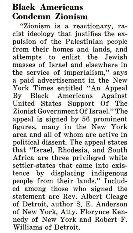 Jet Magazine Nov 19, 1970
#zionism #Zionists #jetmagazine #blackleaders