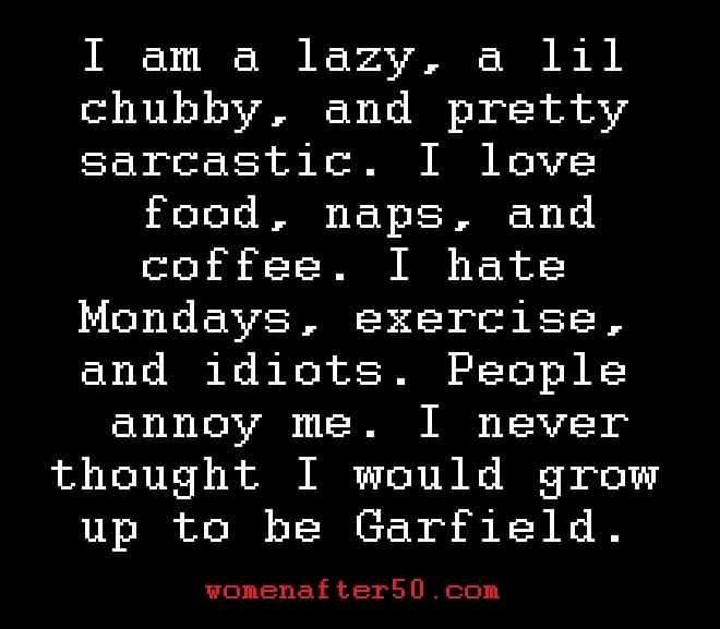 FreshnTweet's tweet photo. Garfield! Who knew! I also like to nap in the sun. 😀
#lifestyle #humor https://t.co/4nCWawIhAp