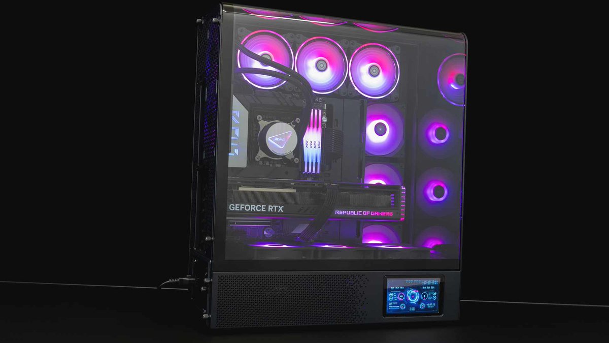 XPG_Global's tweet photo. INVADER X PRO build by @GGFevent!
Enjoy the bezel-less panorama 3D curved aesthetic in this impressive build.
#XPG #CES #INVADERX #INVADERXPRO #PCDIY #pcbuild #PCMR https://t.co/nbYLMiEsKn