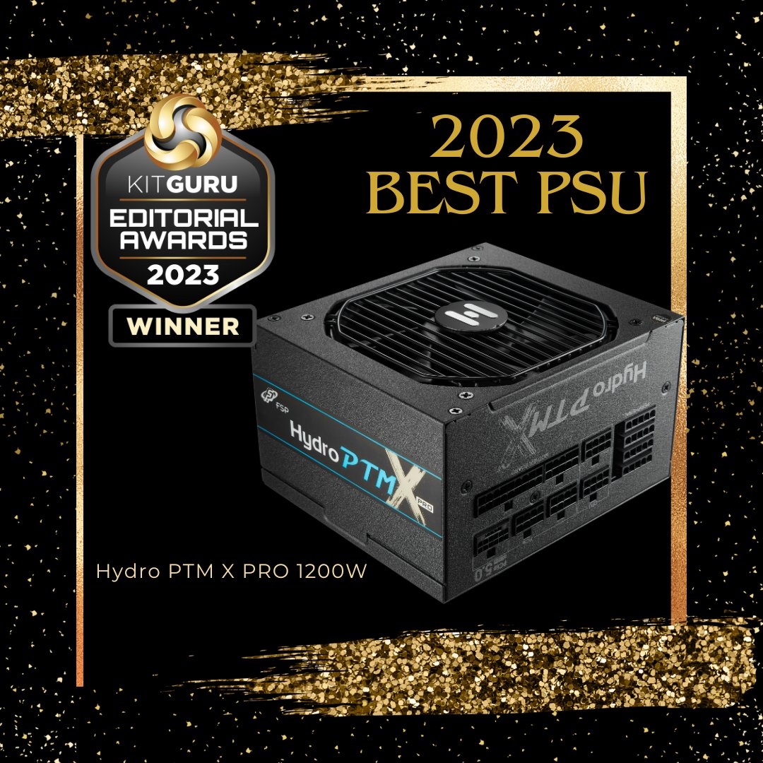 PowerNeverEnds's tweet photo. 🏆 Exciting News!
The Hydro PTM X PRO 1200W has clinched the 2023 Editorial Awards from #KITGURU! We're grateful for your support, making it the 2023 Best PSU! Explore unmatched performance and reliability with the FSP PSU lineup!
#BestPowerSupply
#PCGamer
#PowerNeverEnds https://t.co/qFuwU8YWzU