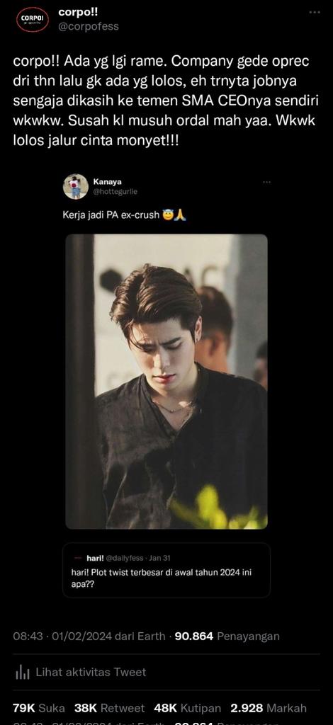 amatchalattie's tweet photo. Partner in Love 
by @amatchalattie

; prompt

Ketika kamu menyadari bahwa rasa itu masih ada dan yang kamu lakukan selama 4 tahun ini hanyalah pelarian semata. 

-☆ JJH X OC KAO AU
[ ur like &amp; rt will be appreciated ♡ ]

TAGS;
#AU #NCTAU #alternativeuniverse https://t.co/sCVgKVPH4V
