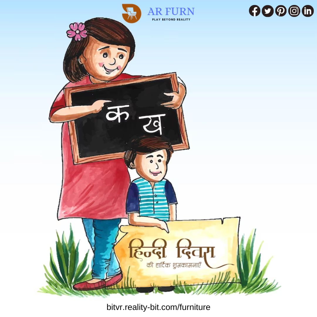 ar_furn's tweet photo. Wishing everyone a splendid Hindi Day! 🌟 Let's take pride in our language's legacy. 
.
#विश्व_हिंदी_दिवस #WorldHindiDay #HindiDiwas2024 #CelebratingHindi #LanguageHeritage #CulturalDiversity #हिंदीदिवस #LinguisticPride #IndianLanguages #HindiLanguage #LanguageOfUnity #हिन्दी https://t.co/fOOfKmBJlt