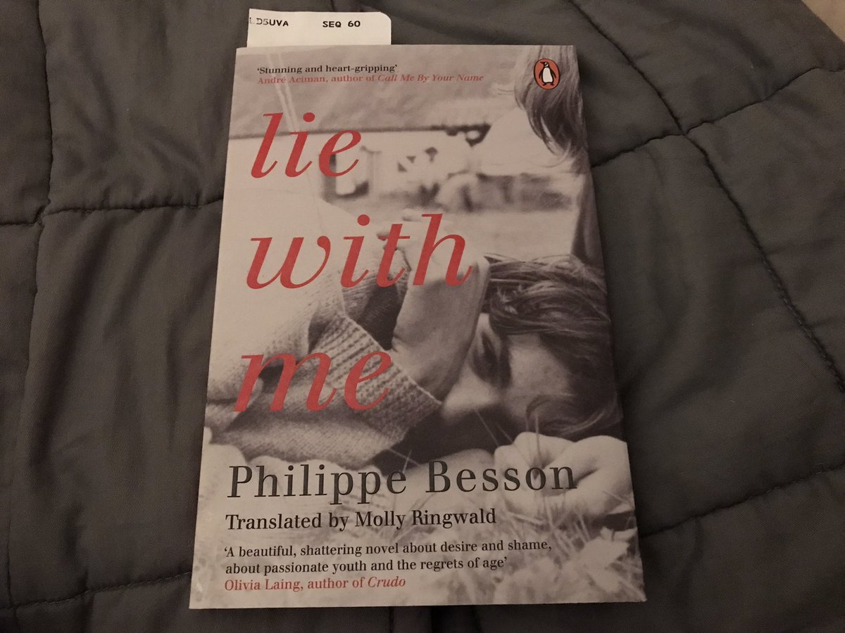 armorcats's tweet image. Just started my fifth book for January, #LieWithMe by Philippe Besson, translated from the French by Molly Ringwald! 

Looking forward to this one!