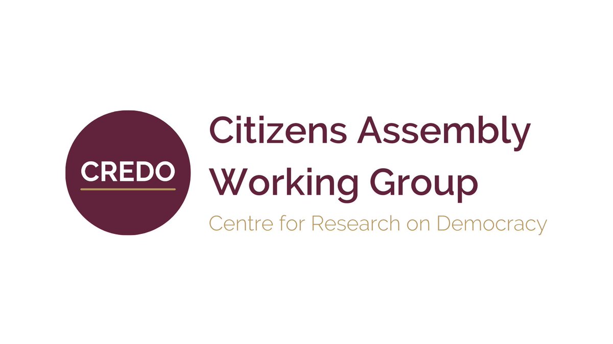 #CitizensAssembly experts, what are the top materials and resources you'd suggest to help orientate a new CA academic working group? Please, share them with us! 👨‍🎓📚 

1/3