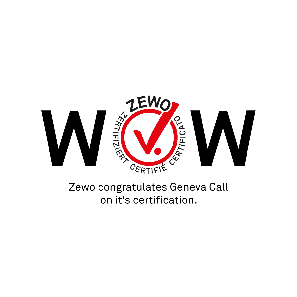 Stiftung Zewo (@stiftung_zewo) on Twitter photo Congratulations! <a href="/genevacall/">Geneva Call</a> has successfully passed the certification test. It now holds the Zewo seal of approval. Your donation is in good hands with certified organizations: zewo.ch/en/
#npo #donation Congratulations! <a href="/genevacall/">Geneva Call</a> has successfully passed the certification test. It now holds the Zewo seal of approval. Your donation is in good hands with certified organizations: zewo.ch/en/
#npo #donation