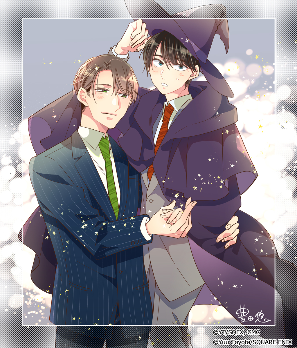 ／／
 #チェリまほアニメ 
本日放送スタート🧙‍♀️
＼ ＼ 

TVアニメ「30歳まで童貞だと魔法使いになれるらしい」はいよいよ今夜24:00よりテレ東ほかにて放送スタート♪

放送開始を記念して、豊田先生から記念イラストが届きました！🎉
この後の初回放送を是非お楽しみください!!

#チェリまほ