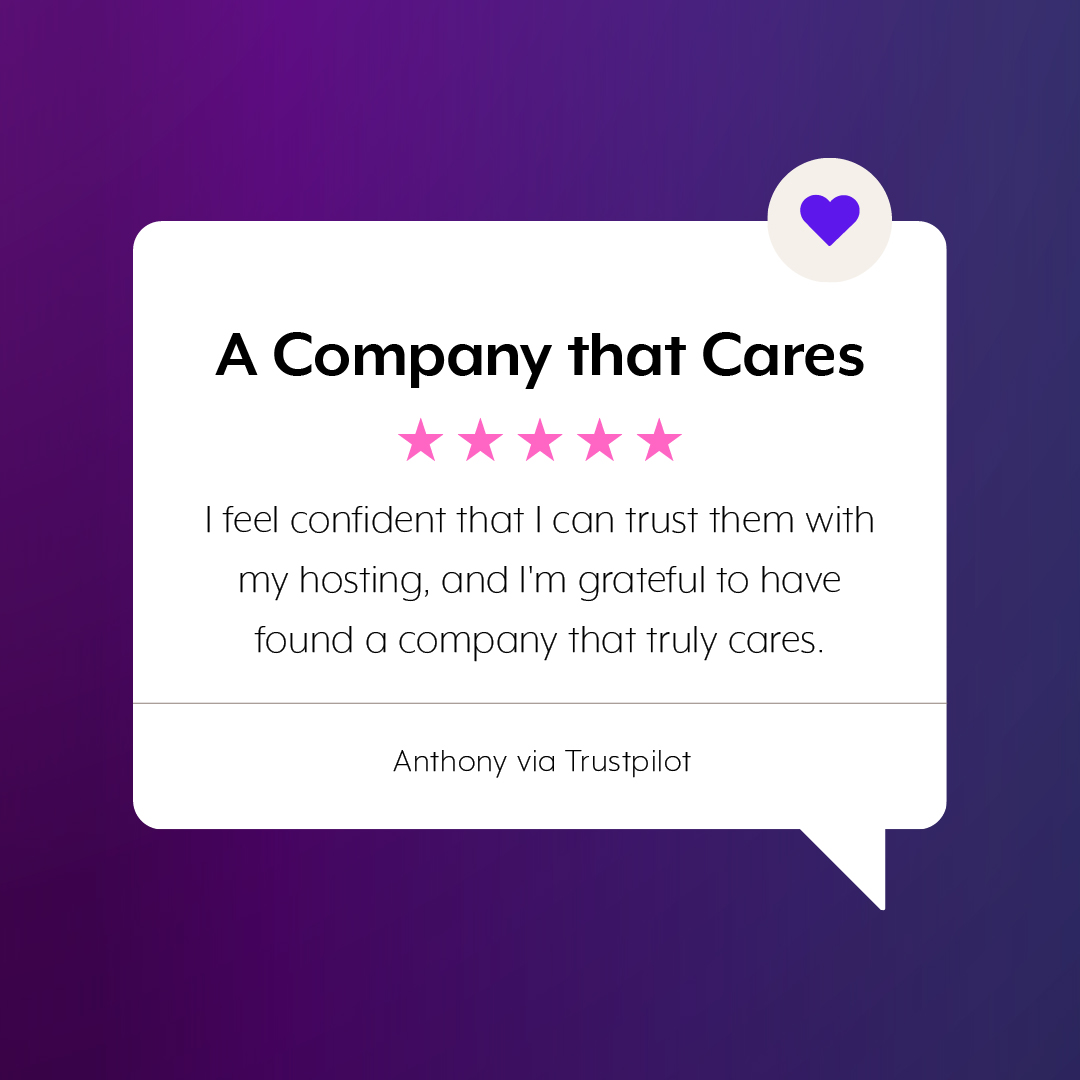 clickhostAU's tweet image. It&apos;s always heartwarming to know our dedication to customer care shines through. 💜

Thank you for trusting us with your hosting, Anthony - we truly appreciate your support! 🎉

#CustomerFirst #Clickhost #AustralianWebHosting