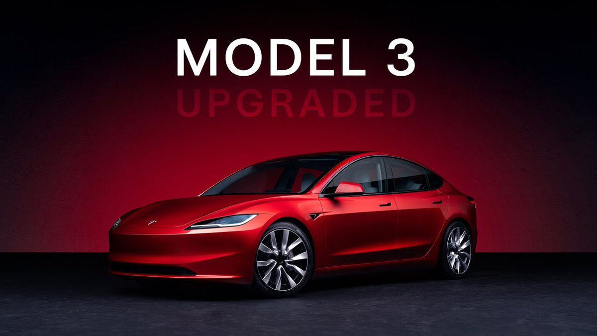 alattabi28's tweet image. Tesla’s upgraded Model 3 hits North American roads, delivering top-notch innovation and sustainability. Experience the future of driving. #Tesla #Model3Upgrade #ElectricCars