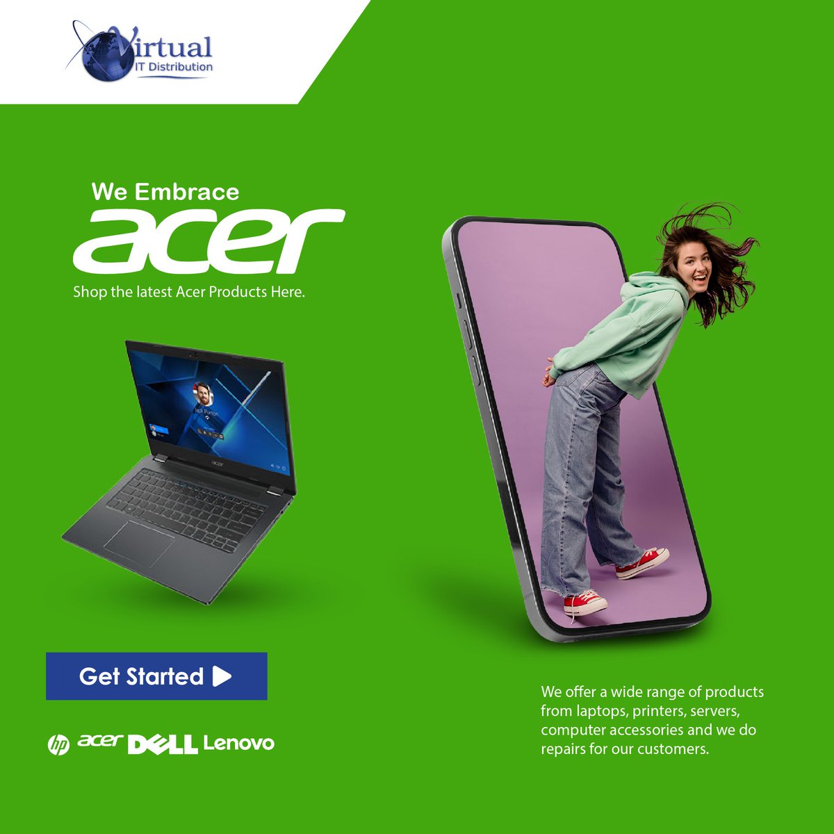 vitdistributors's tweet photo. All Acer laptops offer decent battery life and their performance is praiseworthy despite the low price.

He at Virtual It Distribution we are going even lower with our offerings. https://t.co/I0np0VA7fi