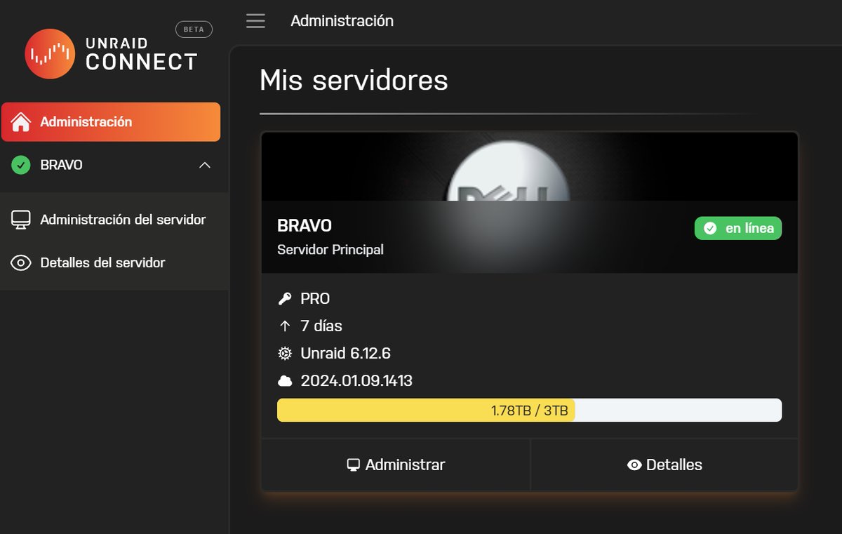 UnRAIDES's tweet photo. 🖥️ Nos complace anunciar una mejorada herramienta (UnRAID Connect) de actualización del sistema operativo @UnraidOfficial  😎 https://t.co/1VK604Wguf