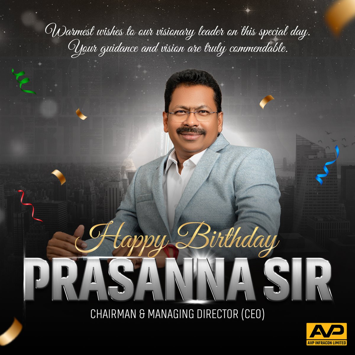 Happy Birthday to Our Visionary Chairman & Managing Director (CEO) Your ...