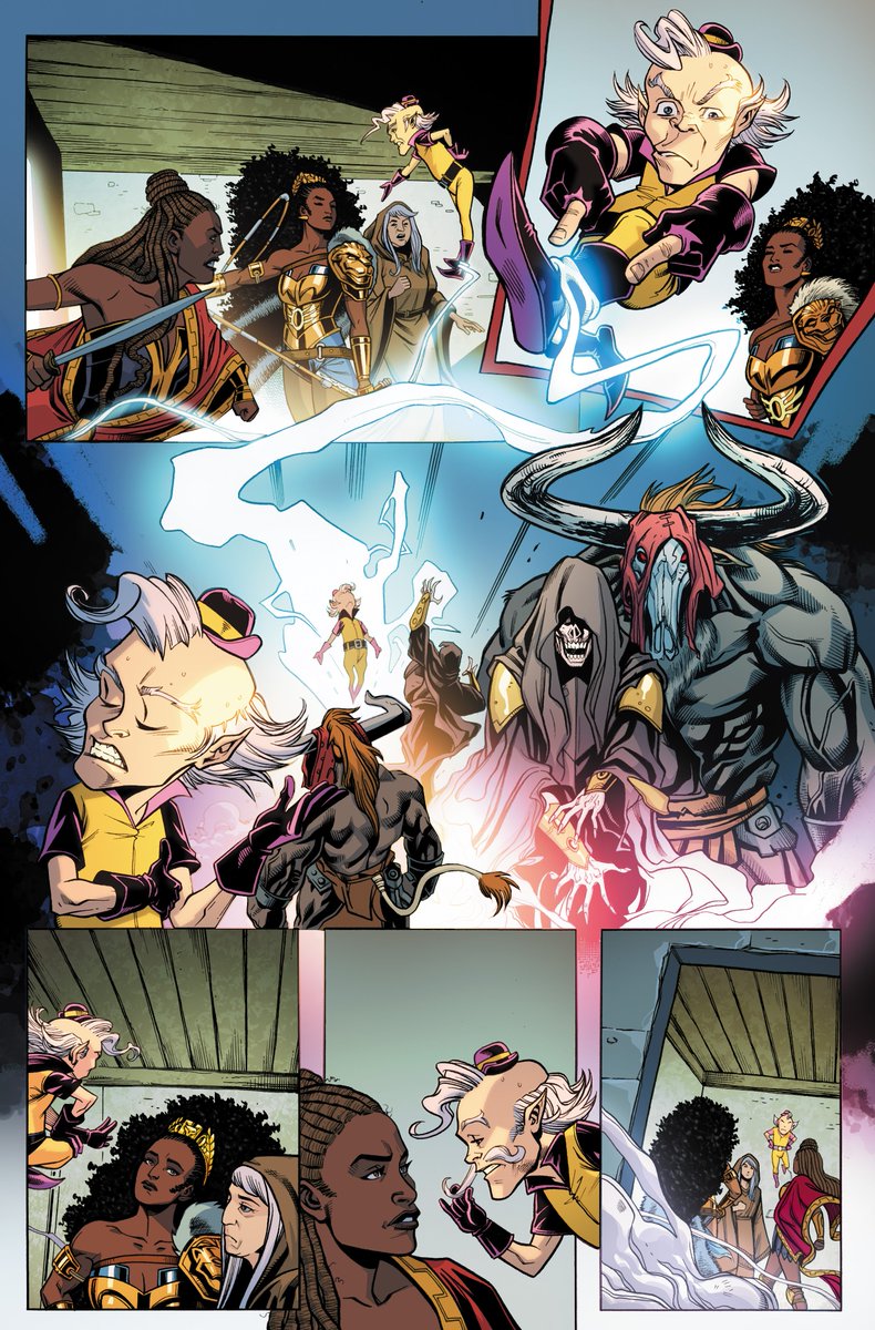 #dcpower2024 #blackcomicpreorders #blackcomiccreators “The Natural Order,” by @Ariotstorm (writer and artist) Martinez creates a team-up readers would never expect, as Nubia and Mr. Mxyzptlik join forces to prevent both a dark mage and a minotaur from invading Themyscira.