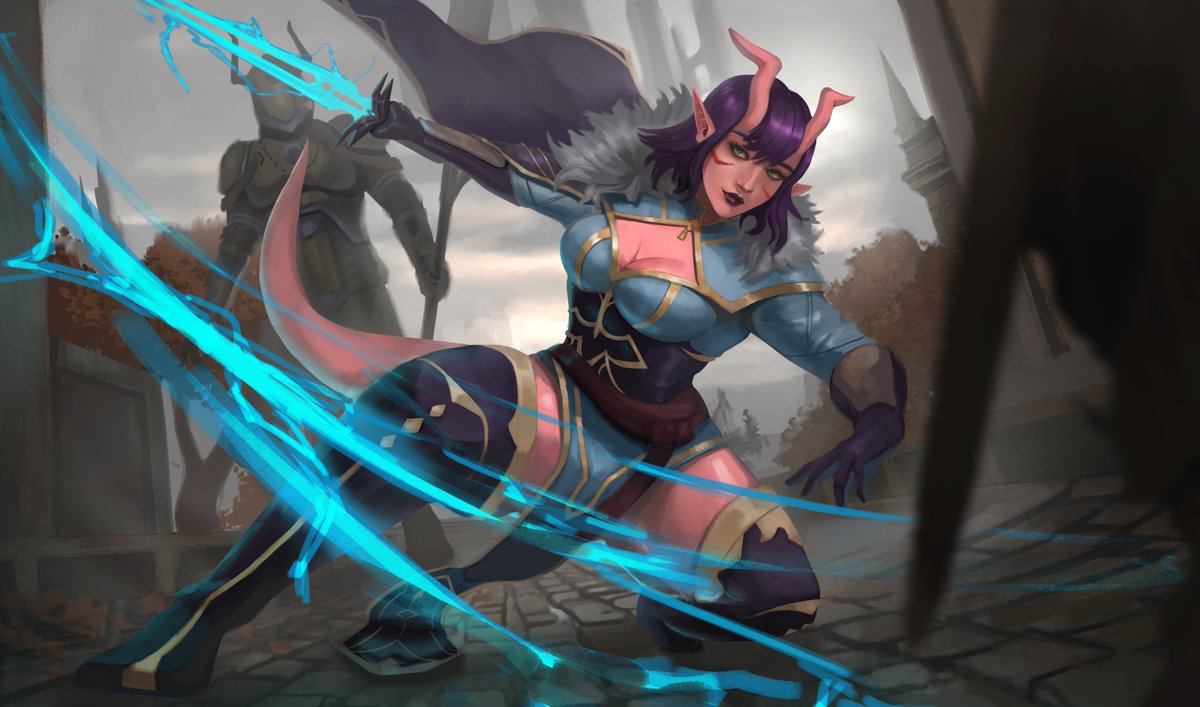 NeonLaboratory's tweet photo. #Commission                      
Thank you for using our service                  

#tiefling #rpg #ttrpg #fantasy #Magic #OC #dungeonmaster #worldofwarcraft #wow #criticalrole #dndcharacter https://t.co/vV7WNOSgbE