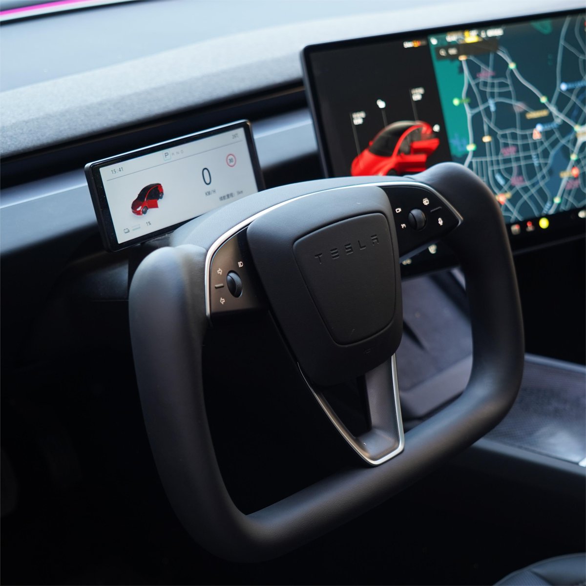 TeseryL's tweet photo. UPGRADE YOUR FULL TRADITIONAL ROUND STEERING WHEEL!🔥🔥
✅ Completely NEW design , uninterrupted ride
✅ Top-grade leather for durability
✅ Ergonomic design for maximum driving comfort
👉https://t.co/tDECMdE2Er
#Model3Highland #tesery #TSLA #steeringwheel https://t.co/SnAACtSRRF