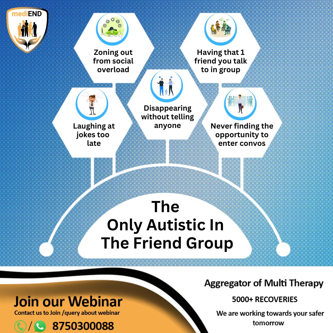 medi_end_'s tweet photo. Join Our #Webinar about #AUTISM
Contact us to join Webinar or any Query - 8750300088
Register Webinar at: https://t.co/ksYzyEXJ4W
.
.
.
.
#Health #Register #autismdisorder #healthcare #socialoverload #disappearing #teling #Anyone #havingthatfriend #neverfinding #enterconvos https://t.co/lbH9jAqHVk