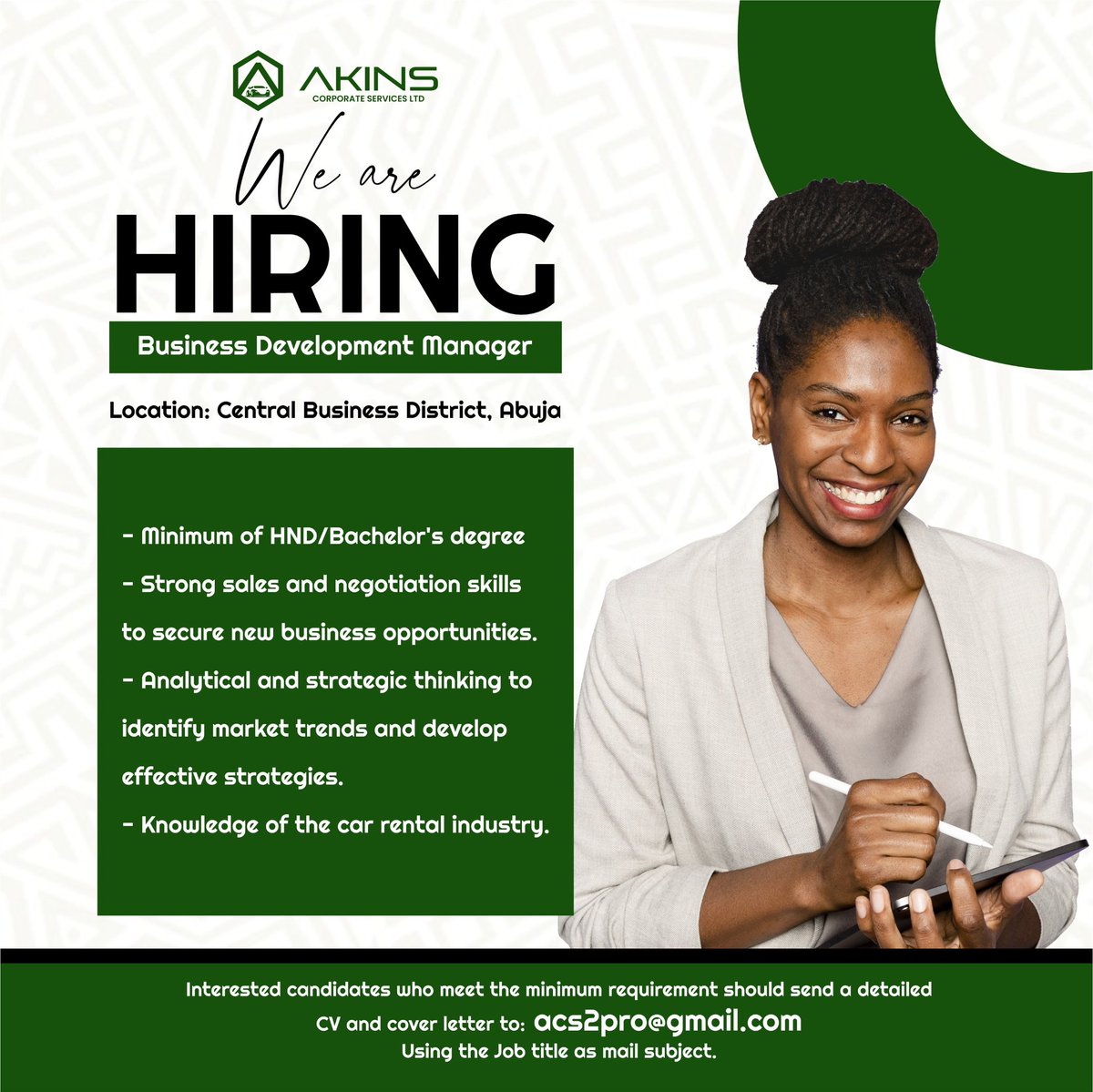 Akins Corporate Services Limited tweet media
