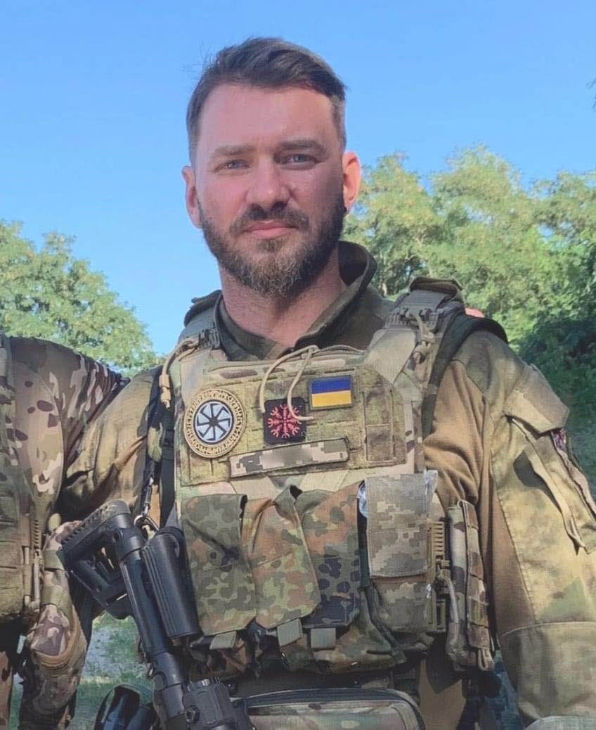 EuromaidanPress's tweet photo. Famous dancer Dmytro Dikusar, 38, joined the frontline when the war began. 

“The most difficult facet is comprehending the diminishing value of human life. You become aware you may never return, your remains not retrieved. Sadly, in war, life holds little value,” he says. https://t.co/7Elyydr2HA