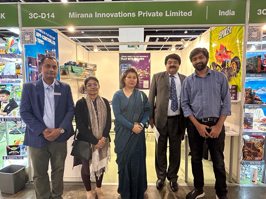 The Consul General of India along with Consul (Commerce ) visits the HKTDC Toys and Games Fair and interacted with the Indian exhibitors at the event.