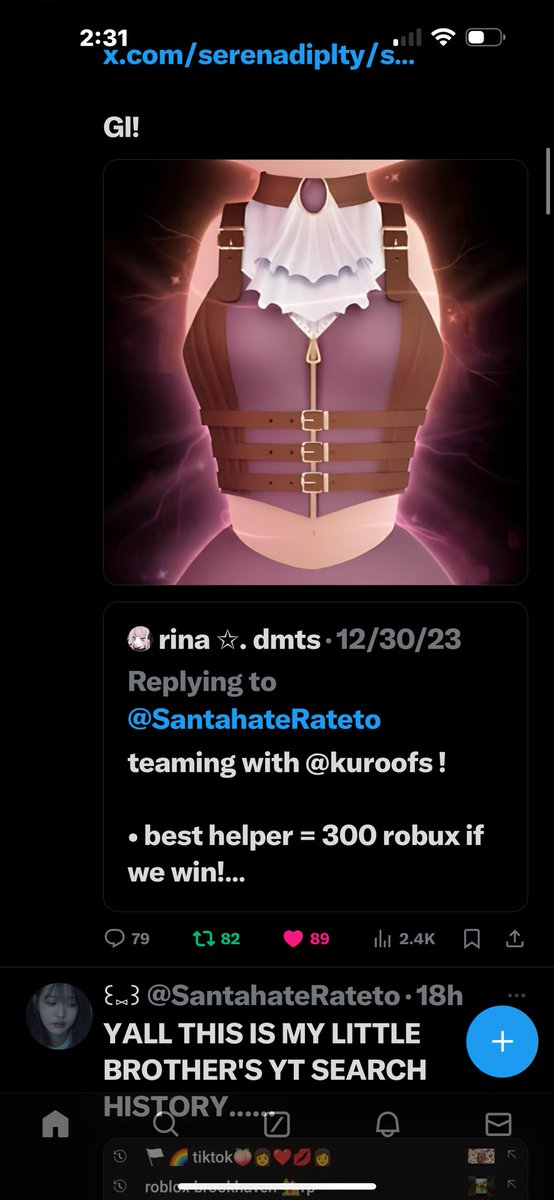 Jeans_chipss's tweet photo. @tiichu_ @kuroxine Done!! Hoping to win 😭🩷✨ https://t.co/8xlChnBG1n