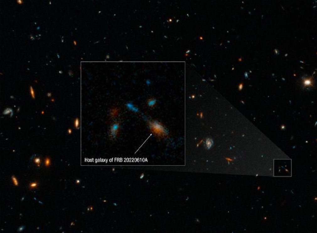 down2earthindia's tweet photo. The brightest, most distant radio signal detected till now has a rare source — a group of merging galaxies, reports @rohinikrish9
https://t.co/E50ZvApfiv
#FastRadioBursts #RadioSignal #Space #Galaxies https://t.co/t0se8sTsfv