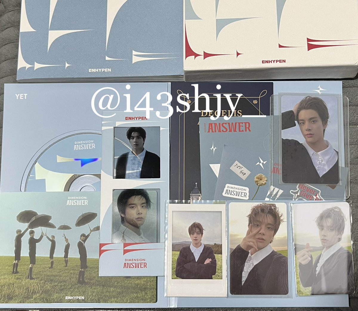 i43bini_'s tweet photo. [ #i43shjy_sells ]

wts Ifb ph enhypen 

JAKE SET:
enhypen dimension: answer yet version album &amp; jake pcs + d:a jake wv japan pob

₱1,100 dop, 950 payo
mint condi
unsealed but complete inclu 
prio payo
mod: jnt

t. jungwon heeseung jay jake sunghoon sunoo niki da yet ver jake pc https://t.co/L9q5jZokAj