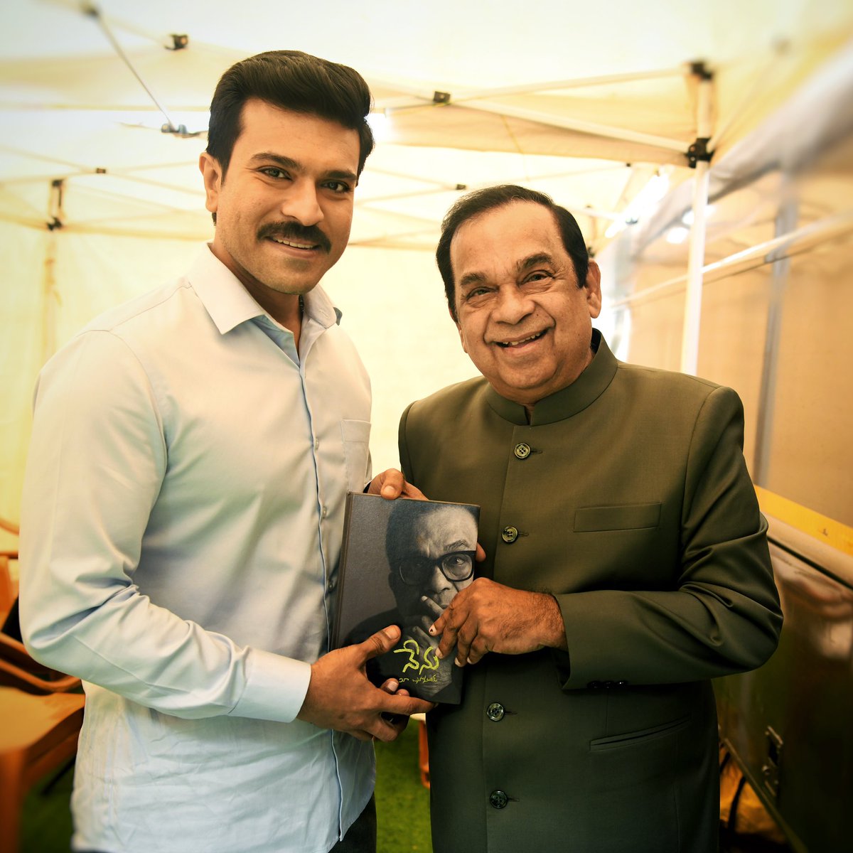 Journeying through the incredible life of #Brahmanandam Garu in 'NENU,' his autobiography crafted with humor and heart. 📘 These pages hold the essence of laughter, life lessons, and the cinematic charm he brought to us all. Order the book through this link: