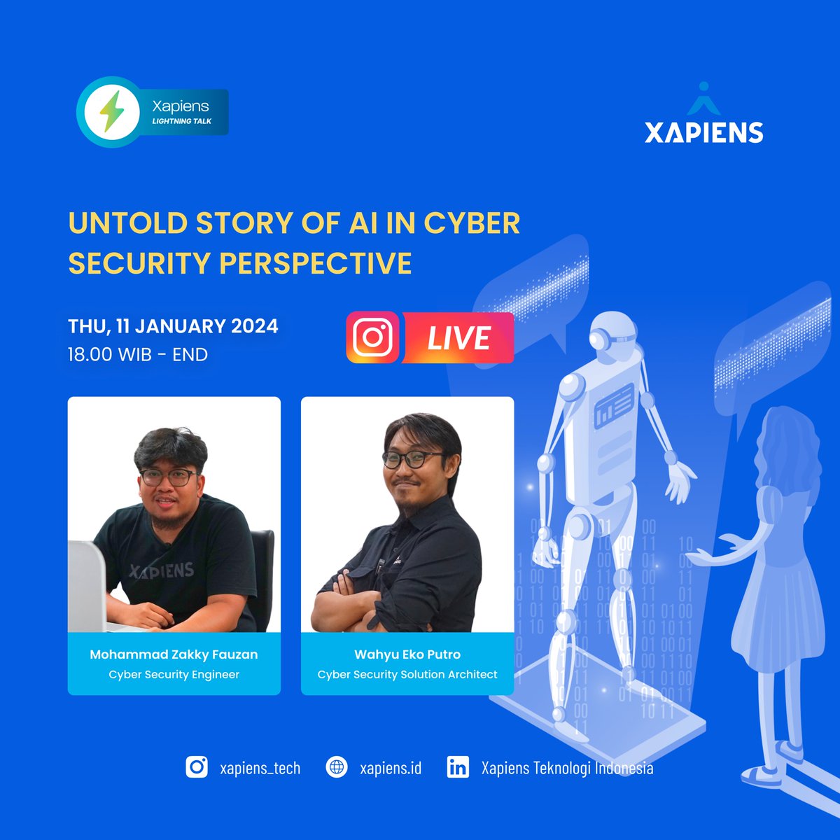 Want to know what cyber security thinks about AI? Is it beneficial or detrimental?

#cybersecurityindonesia #cybersecurityprofessional #cybersecuritychallenge #cybersecurityai #aicybersecurity #xapiensteknologiindonesia #itconsultant #itindonesia #programmerindonesia