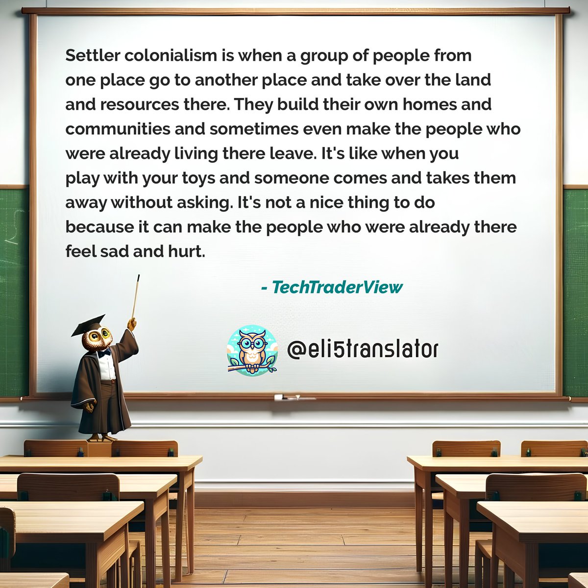eli5translator's tweet photo. @DeepAnshers @TechTraderView Here is @TechTraderView’s message explained like a 5-year-old would understand.

To read the full text, please visit: https://t.co/AOgtt9Nc0y https://t.co/vnXcAVAX6o