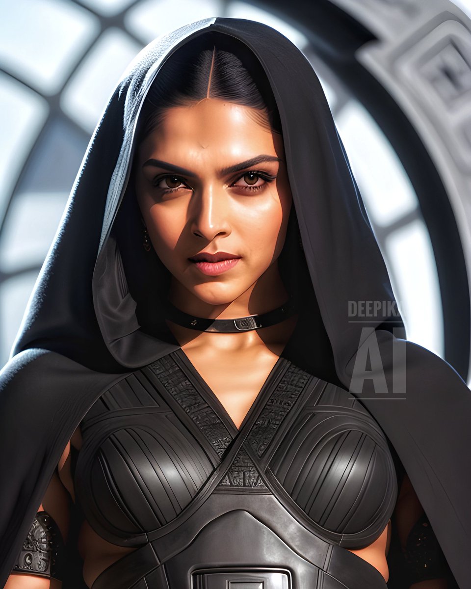DeepikaAi's tweet photo. What if? Deepika wasn't the Jedi but a Sith Empress in the #starwars universe.  👇 #DeepikaPadukone #deepikaai #Lucasfilm #Disney https://t.co/7jp6ehp8lI