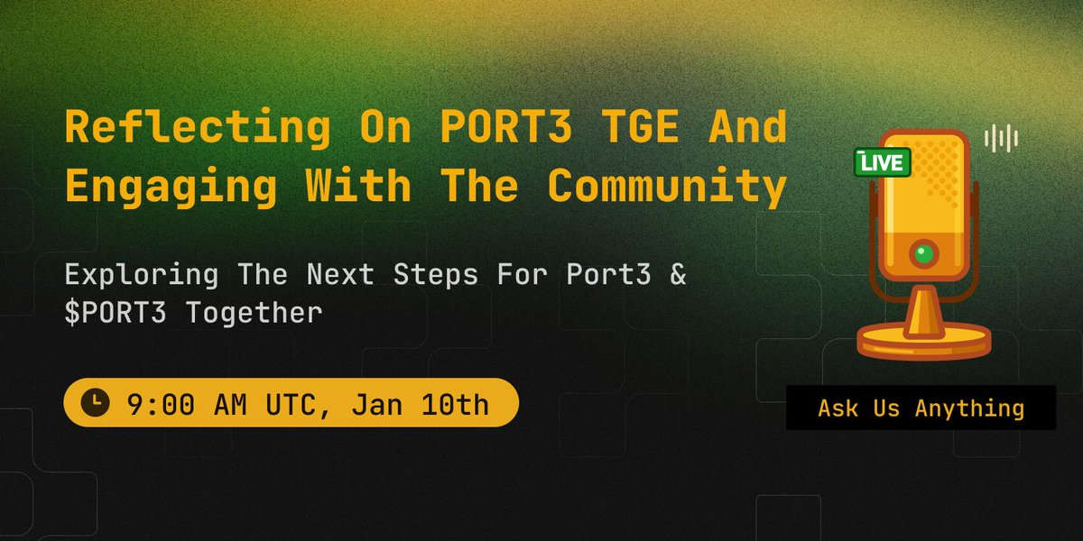 Port3 Network tweet media