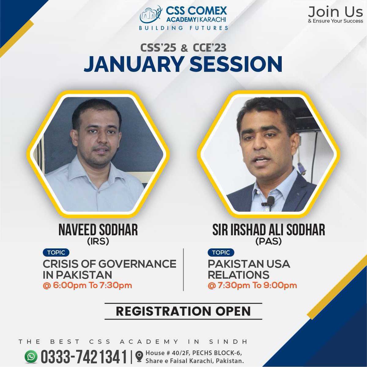 CssComex's tweet photo. 🌟 Are you ready to shape your destiny and conquer the CSS examination?
Join Us on 10th January for Regular Classes @ 6:00pm https://t.co/cz61S2Ys4l
