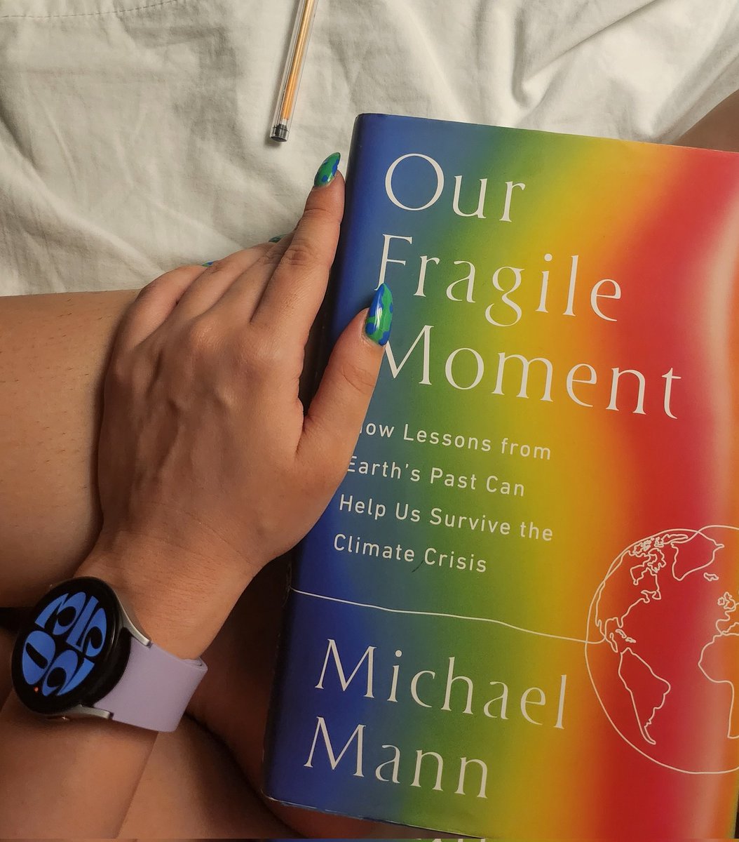 did <a href="/MichaelEMann/">Prof Michael E. Mann</a> manage to make paleoclimate a super hooking theme for a book or i'm a huge climate nerd?

a: both causes are positive feedback mechanisms destabilizing my sleep routine 👍

(it's a mind-blowing book! doc. mann thank u so much)