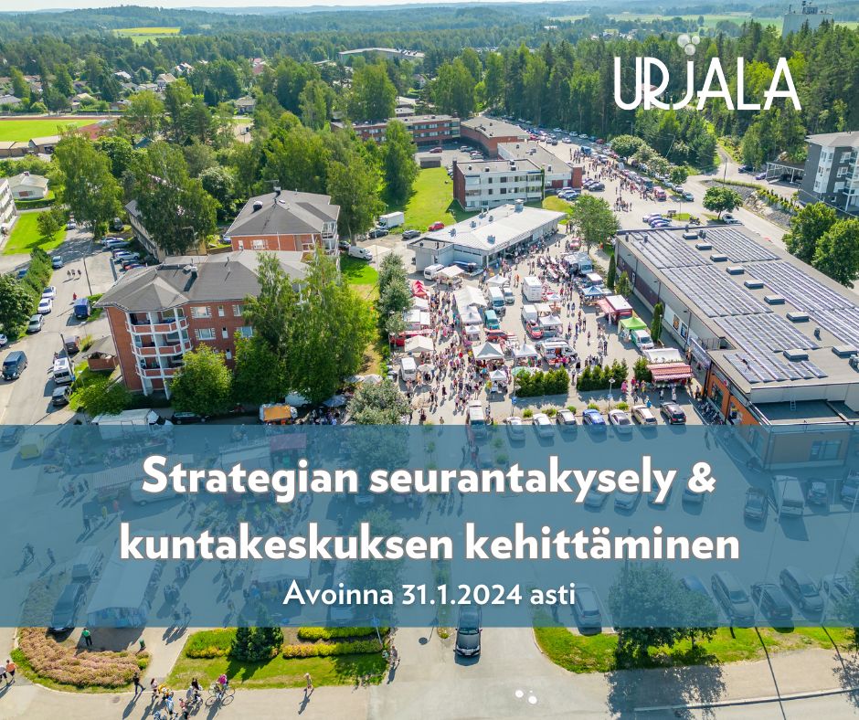 Urjalankunta's tweet photo. Urjalan kunta selvittää aikaisemmin toteutetun kyselyn pohjalta vertailutietoa kuntastrategiasta höystettynä ajatuksilla kuntakeskustan kehittämisestä. Kysely löytyy sähköisesti sivuiltamme ja paperisena kirjastosta.
Kiitos, että kehität kanssamme🌸
#MeidänUrjala
#KukkivaUrjala https://t.co/8RyrmETrAp