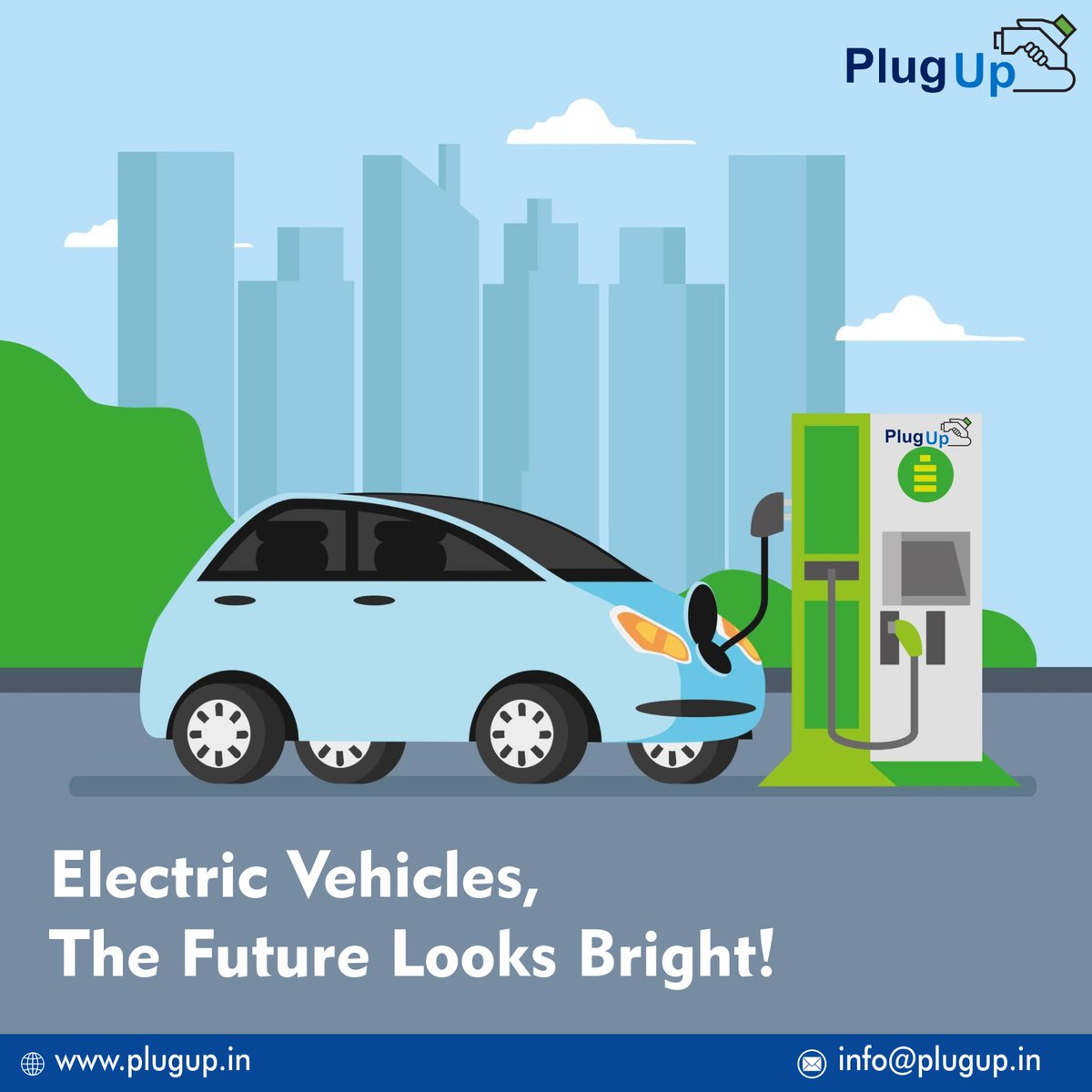 PlugUp_india's tweet image. Electric Vehicles, The Future Looks Bright!

#EVCharger #PlugIntoTheFuture #emobilityforeveryone #ElectrifyingTheFuture #ChargingInnovation #FutureOfCharging #EVChargingTech #FastCharging #SustainableDriving #CleanEnergy #SmartCharging #EVRevolution #PlugUpPower #GreenMobility