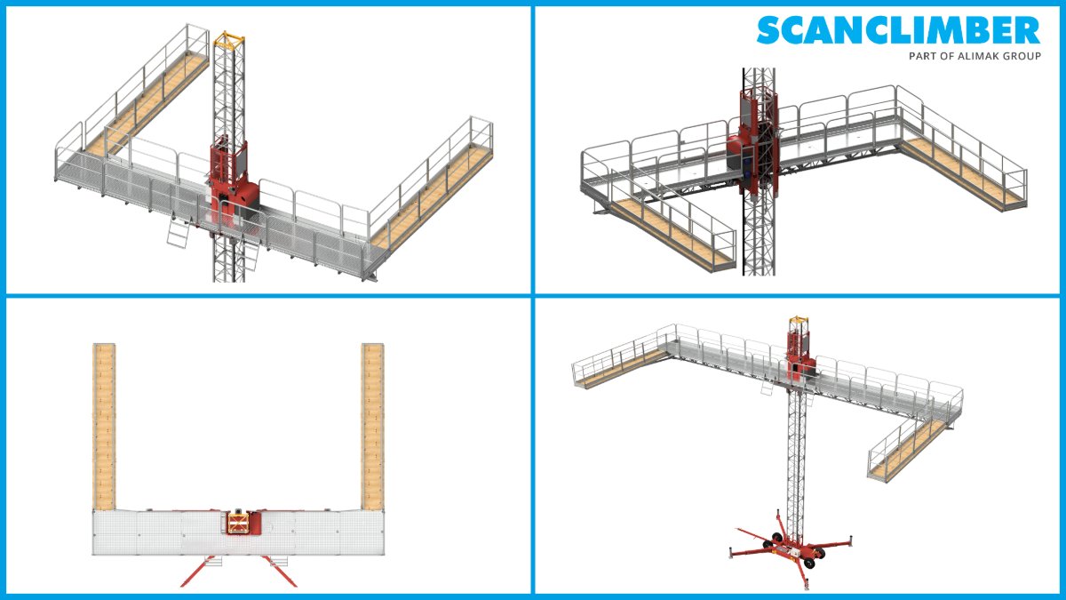 ScanclimberOy's tweet photo. Scanclimber's 2.6m-6.0m Extension!
Seamless access to intricate areas

Extendable from 2.6m to 6.0m
Up to 320 Kg capacity
Free Standing up to 15m

Visit https://t.co/lFWbt9soYO or Contact us@
https://t.co/vA4Y7zgq3s

#Scanclimber #MCWP #Extensions https://t.co/uMHDI9jkW0