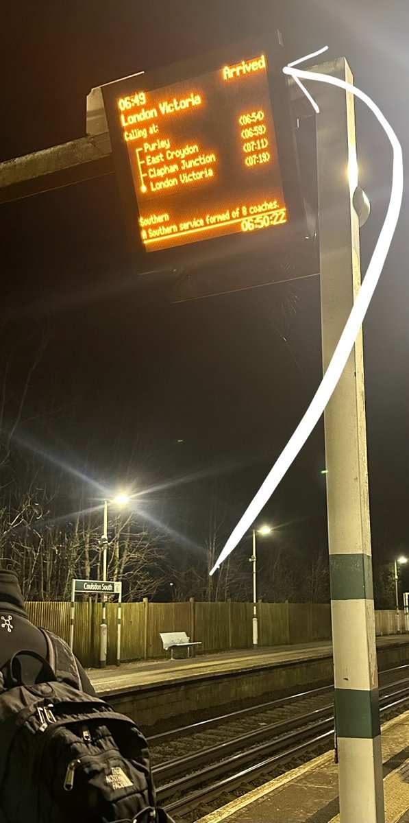 JMCrilly's tweet photo. The biggest lie always told by @TfL https://t.co/W2emhqE59s