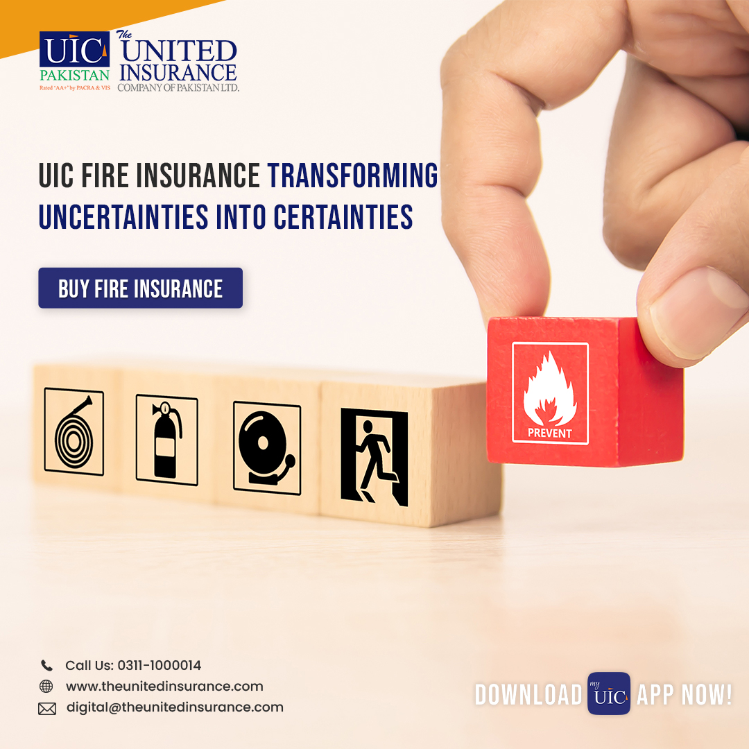When fire strikes, you need more than a bucket of water. You need our fire insurance. We'll cover your losses and help you rebuild. Call us now and get a special offer.

Contact: +92 311 1000014
Buy Online Now: theunitedinsurance.com/fire-insurance

#UIG #UIC #fireinsurance #insurance
