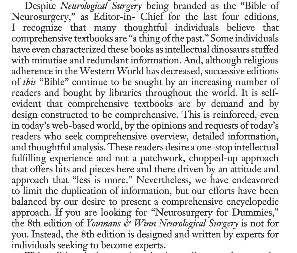 It's somewhat rare to encounter such a preface in a textbook nowadays: