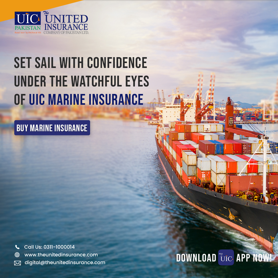 Unexpected waves? We've got your back. Reliable marine insurance for a smooth journey.

Contact: 0311 1000014
Buy Online Now: theunitedinsurance.com/marine-insuran…

#UIG #UIC #unitedinsurance #marine #cargo #import #export #importExport #ships #cargoship #cargoshipping #cruiseship