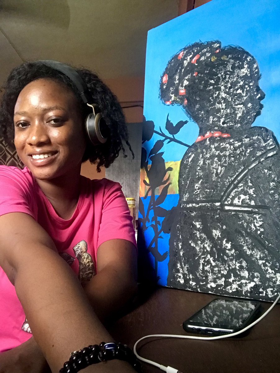 Lammie_Art01's tweet image. Dear Twitter users, I’m asking for 2 seconds of your time today to help RETWEET my art. 😊❤️🙏🏾

She’s 26 | Tiwa