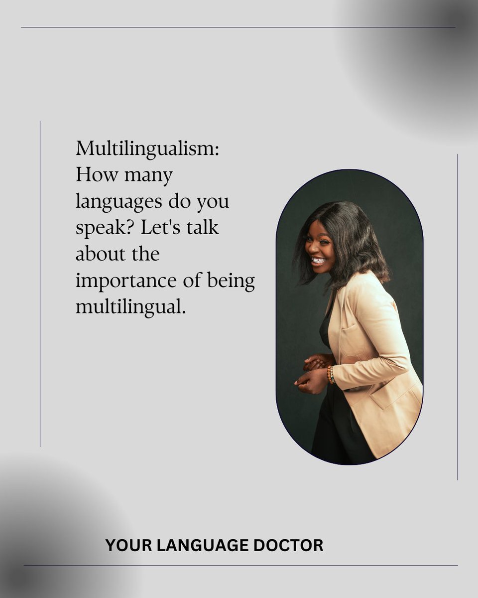 SahmahEsther's tweet photo. How many Languages can you speak?
Has your ability to speak multiple languages helped you at any point?
#LanguageDoctor
#Linguistics
#language https://t.co/XkqtFlJP5o