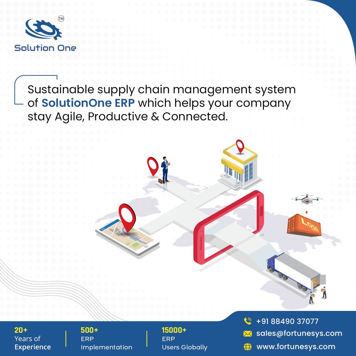 'Discover the intersection of sustainability and business efficiency with SolutionOne ERP. 
.
.
.
#SustainableSolutions #AgileBusiness #ProductivityBoost #ConnectedEnterprise #EcoFriendlyBusiness #EfficientSupplyChain #DigitalConnectivity #BusinessSustainability