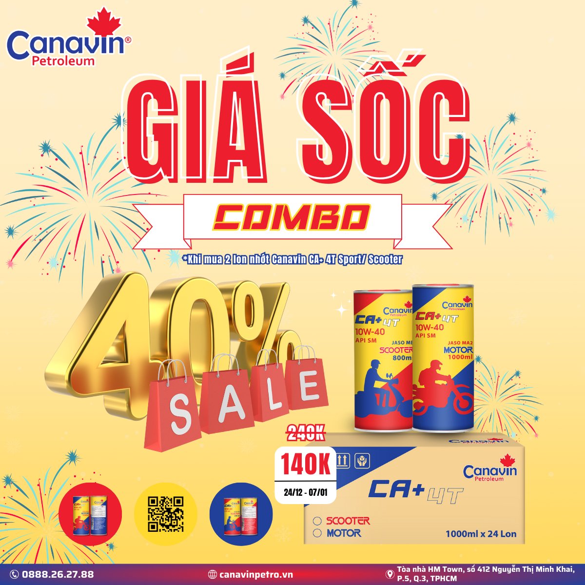 CanavinVN's tweet photo. 📷 NĂM MỚI RƯỚC DEAL NGON CÙNG CANAVIN 📷
📷 Chăm xế yêu, xõa hết mình trong mùa lễ hội sắp tới với Combo Nhớt Canavin CA+ 4T 📷📷
Giá combo siêu tiết kiệm, chỉ còn 140k cho 2 lon xe ga/ xe số bất kì
=> https://t.co/N4KbwIZeoc https://t.co/nVVg6VOVx7