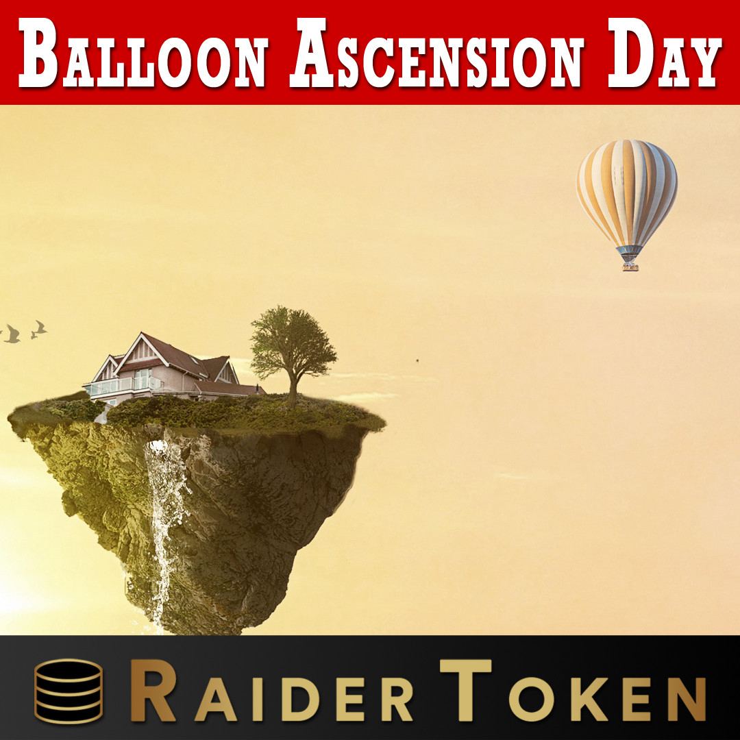 raid_token's tweet photo. Unleash your inner child and celebrate with a balloon-themed party, filled with colorful creations, lively music, and delicious treats, on Balloon Ascension Day! 🎈🎉🎂 #BalloonAscensionDay #Fun #RaiderToken

https://t.co/DDv4V0KMYg https://t.co/RFD4EMUNor